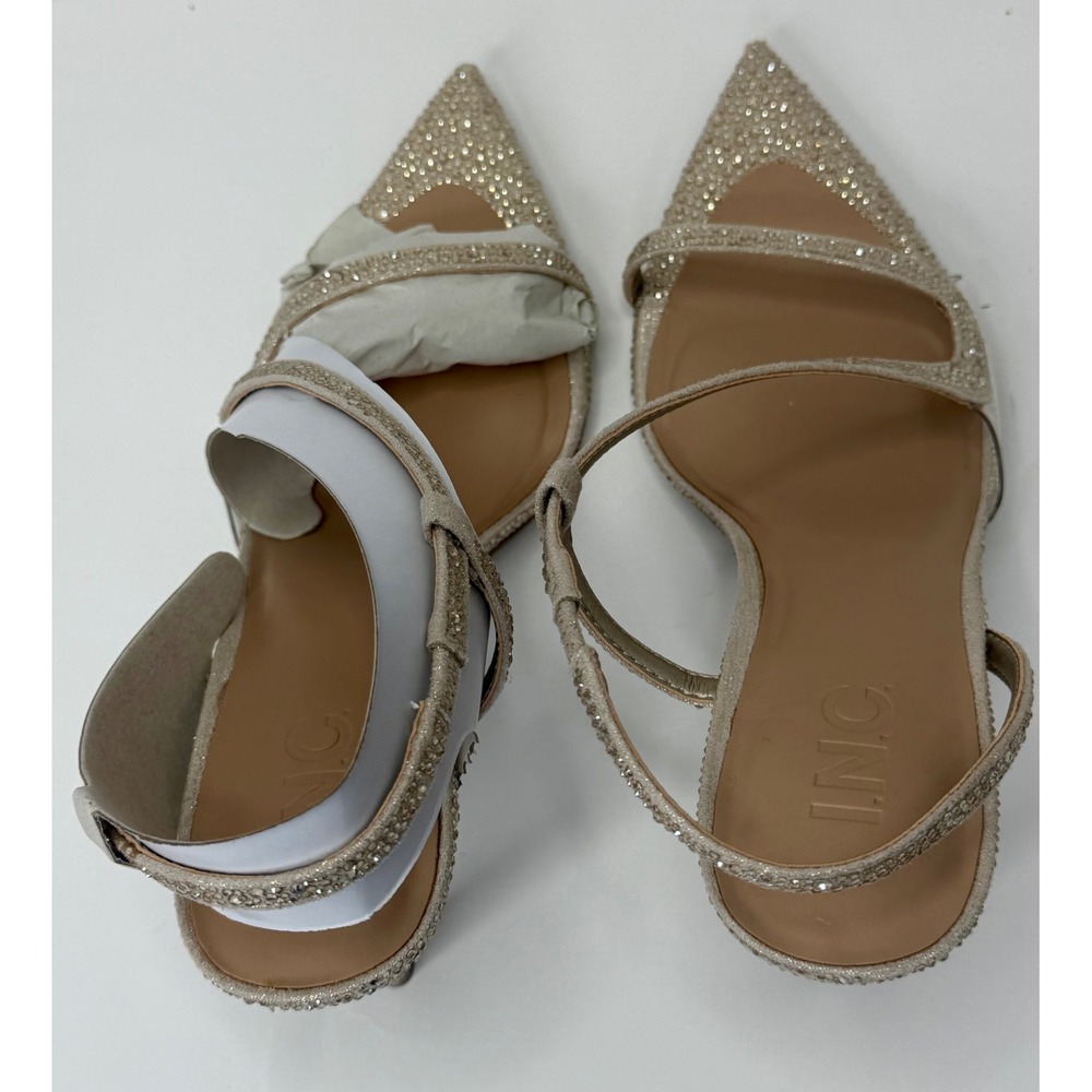 I.N.C. International Concepts Women's Angiee Evening Sandals Champagne 10M NWT - Picture 5 of 8